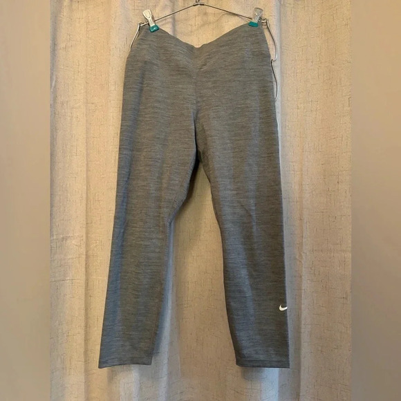 NIKE DRI FIT ONE LEGGINGS SIZE S TRAINING MID RISE, GRAY. Athletic Leggings. - Picture 1 of 8